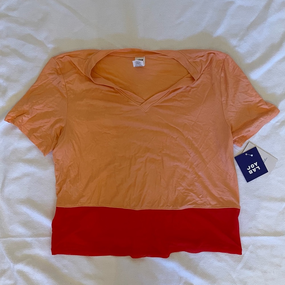 JoyLab Orange Athletic T-Shirt